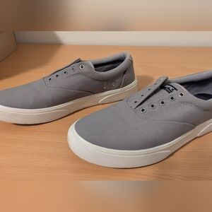 Sperry Men's Light Gray Canvas Sneakers